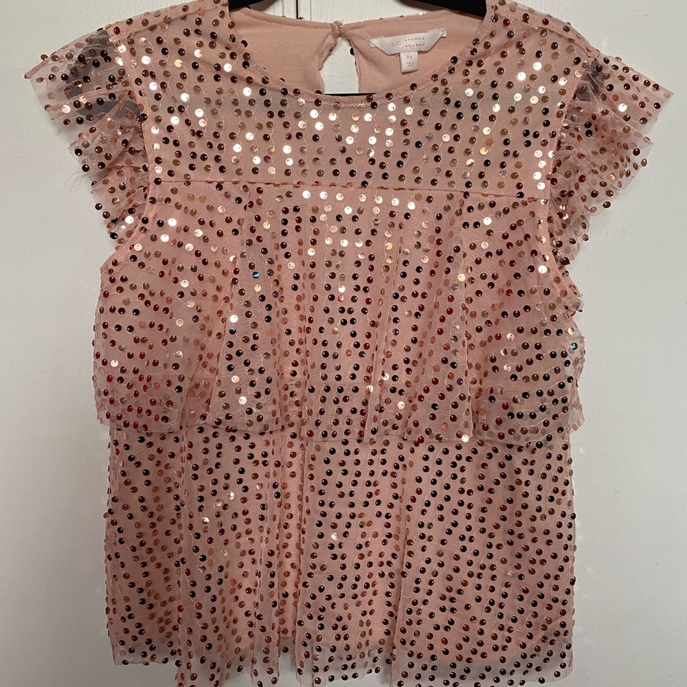 Lauren Conrad Sequin Shirt